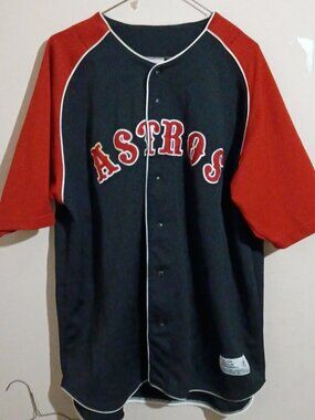 True Fan MLB Houston Astros Men's Roger Clemons Jersey Size XL Black / Red